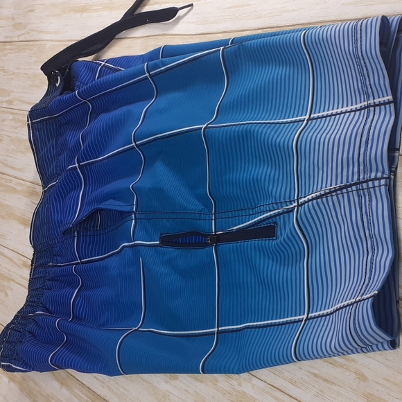 OP Men's Swim Trunks Size M (32-34) Blue - Picture 5 of 10